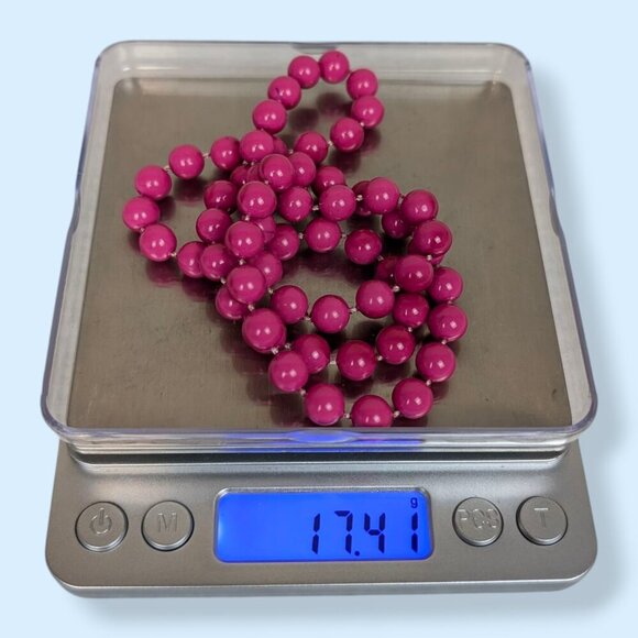 (2/$20) Vintage Pink Beaded Necklace - Picture 5 of 5